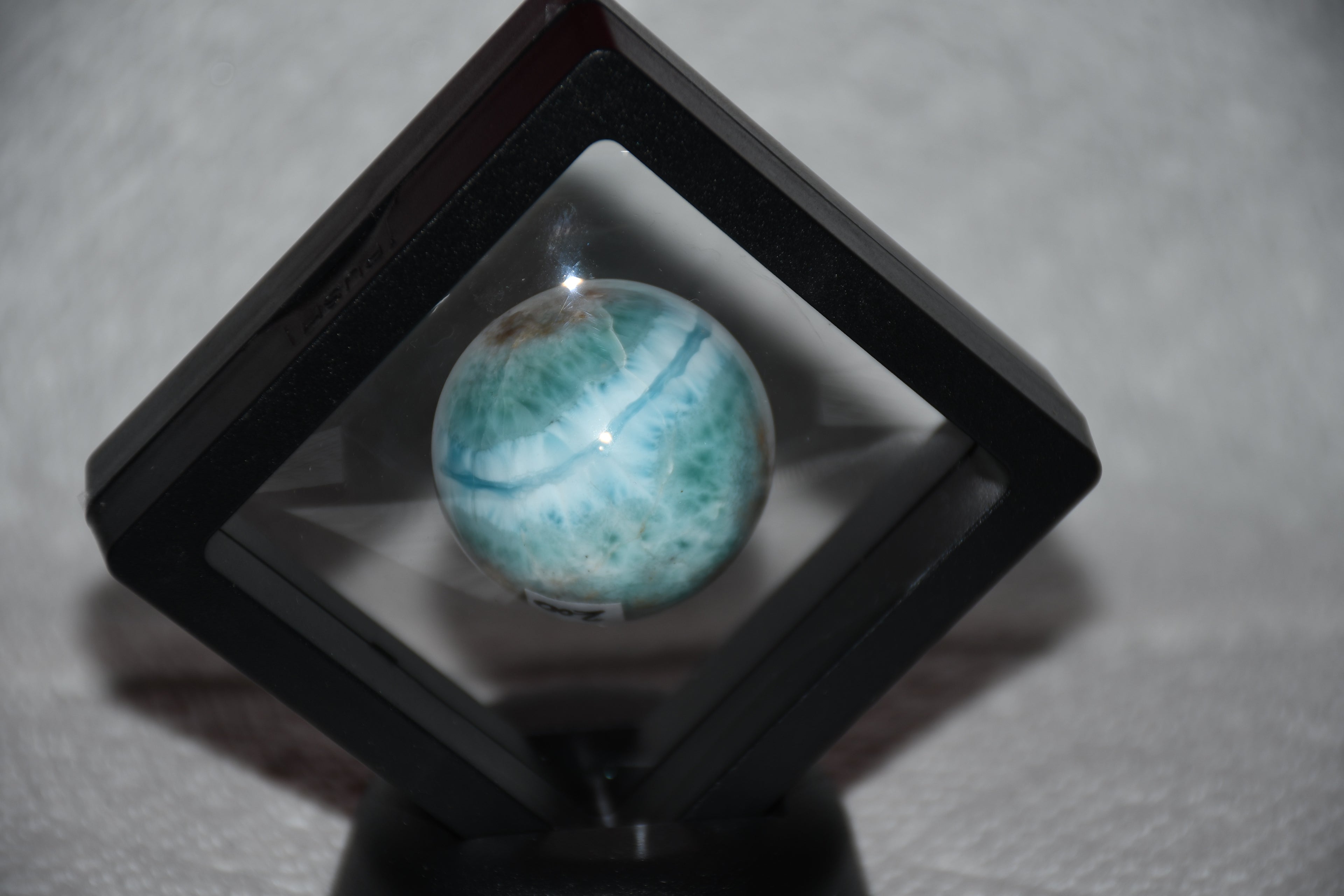 🌊✨ Larimar Sphere – Ocean Calm • Peace • Divine Feminine Energy ✨🌊