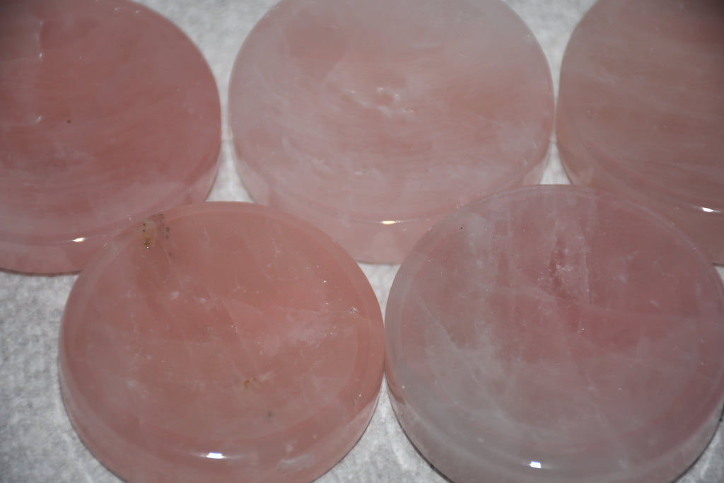 ✨ Rose Quartz Sphere Holder / Crystal Tray ✨