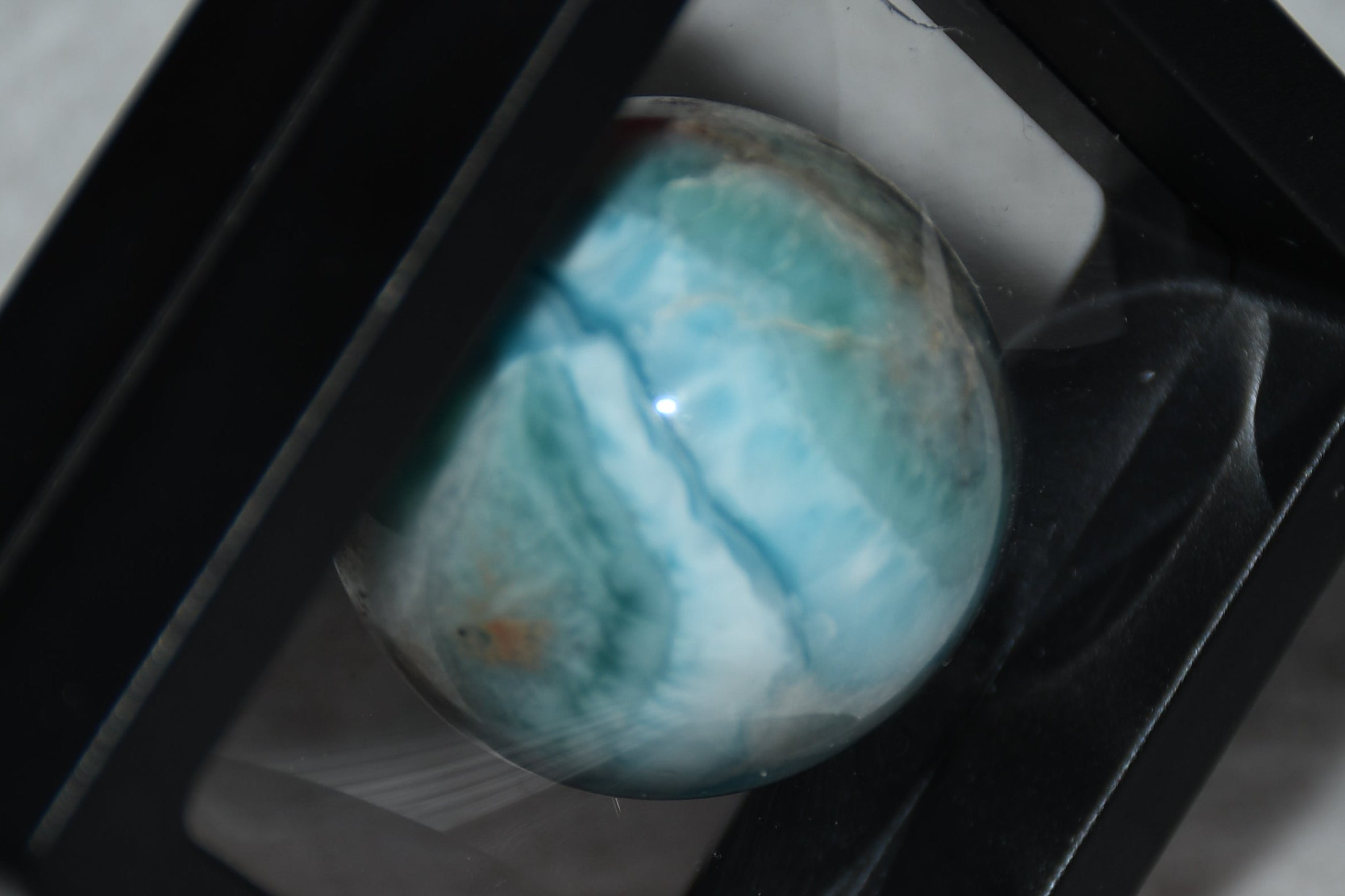 🌊✨ Larimar Sphere – Ocean Calm • Peace • Divine Feminine Energy ✨🌊